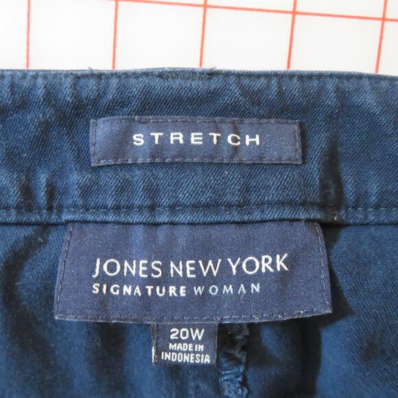 Jones New York Signature Woman Stretch Denim | Dark Wash | Size 20W - Picture 3 of 5